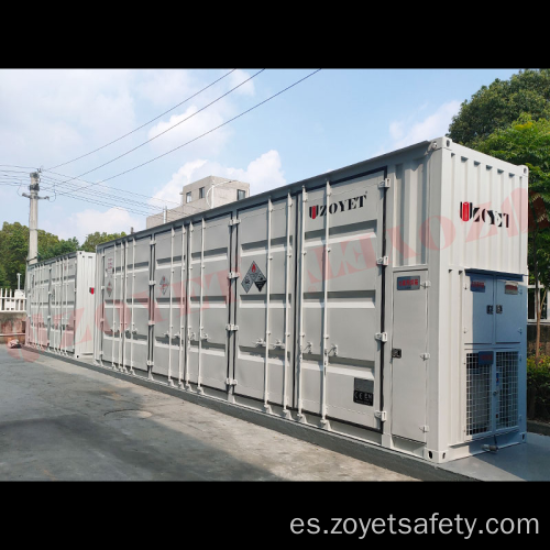 Almacén de contenedores de almacenamiento de metal químico para exteriores ZOYET